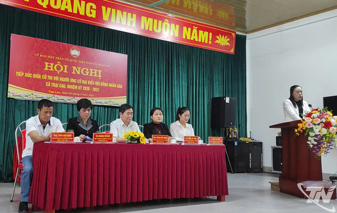 Các ứng cử viên tham gia vận động cử tri bầu đại biểu HĐND xã nhiệm kỳ 2026-2031.