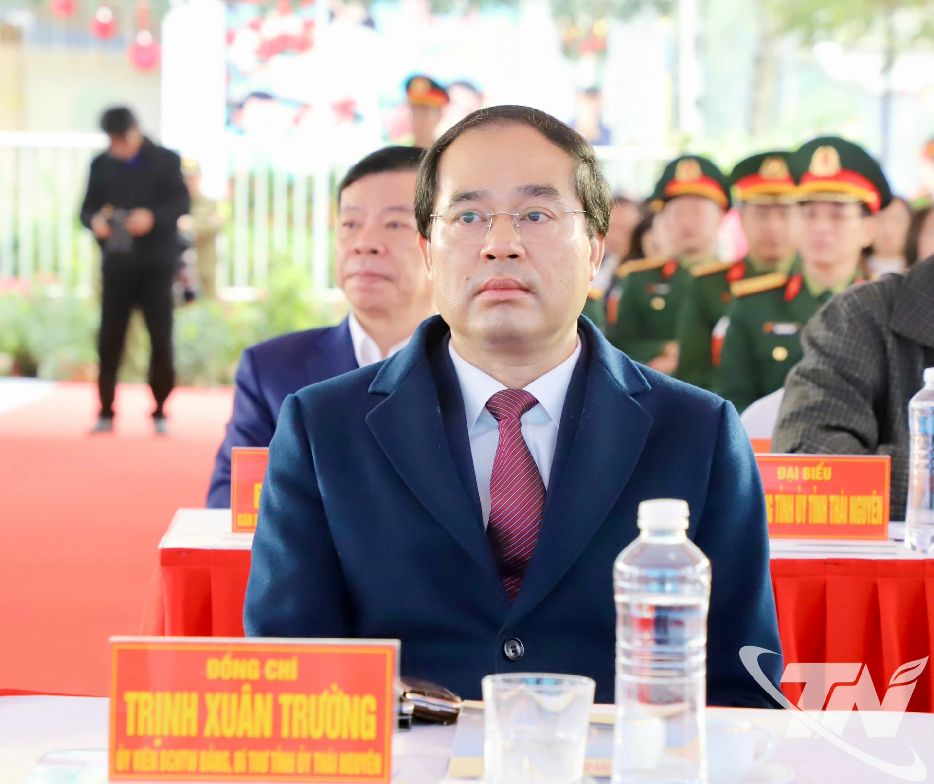 Đồng chí Bí thư Tỉnh ủy Thái Nguyên Trịnh Xuân Trường dự Lễ khởi công.