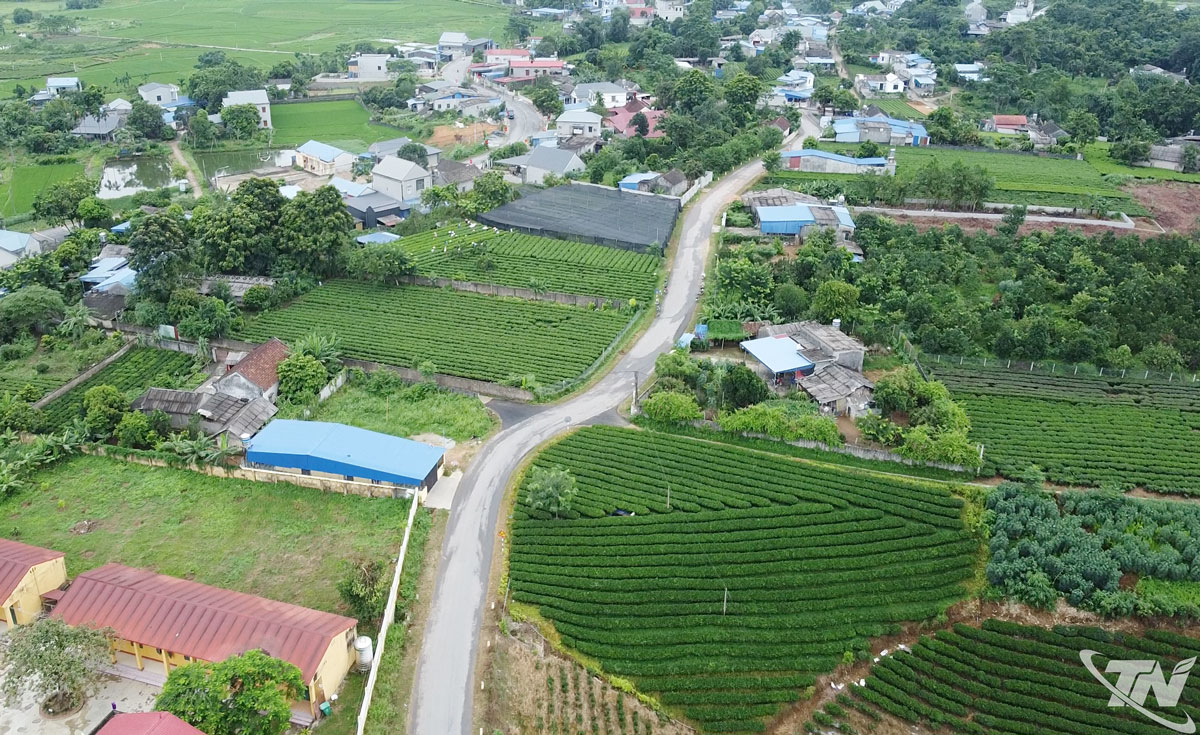 Một góc xã La Bằng - một trong những vùng quê “đáng sống” trên địa bàn tỉnh.