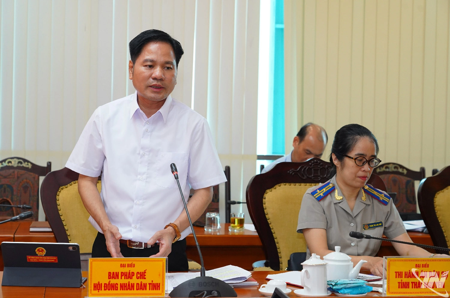 Đại biểu phát biểu tại Hội nghị.
