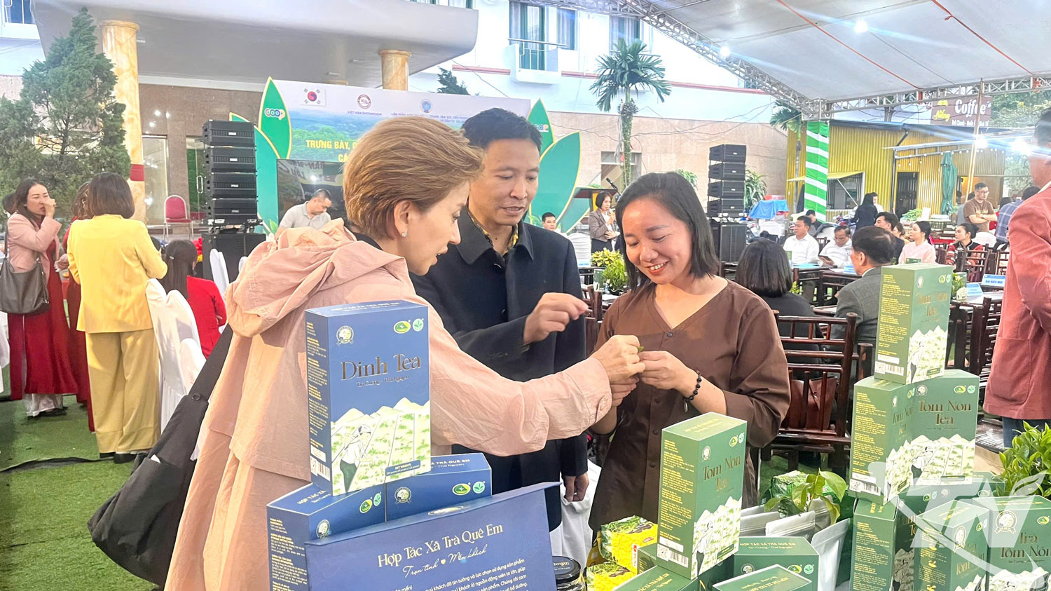 C&aacute;c HTX, doanh nghiệp tr&ecirc;n địa b&agrave;n tỉnh&nbsp;mở rộng kh&ocirc;ng gian ti&ecirc;u thụ cho sản phẩm c&ocirc;ng nghiệp n&ocirc;ng th&ocirc;n, OCOP th&ocirc;ng qua c&aacute;c hoạt động x&uacute;c tiến thương mại.