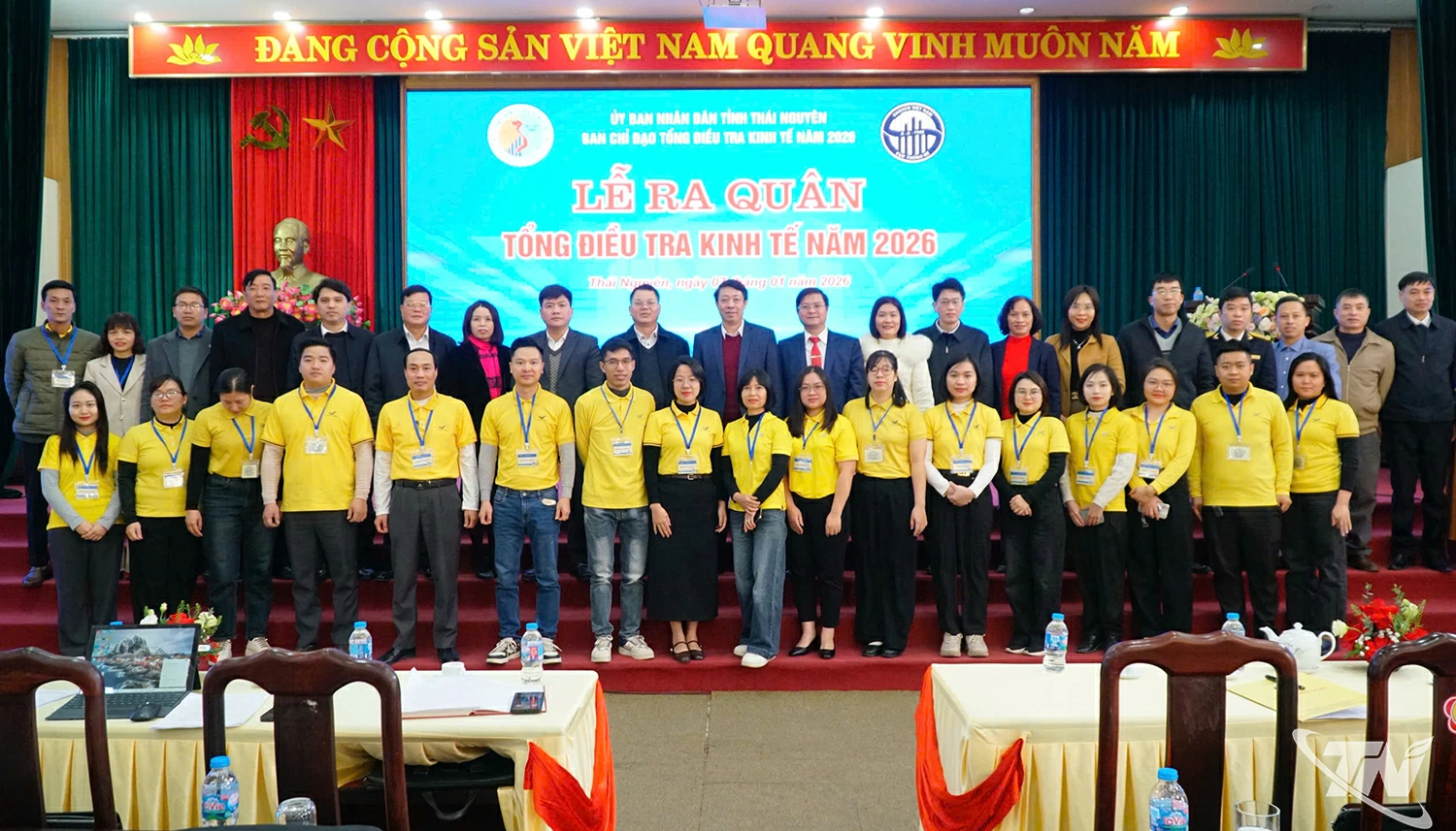 Lễ phát động ra quân Tổng điều tra kinh tế năm 2026 trên địa bàn tỉnh được tổ chức   tại phường Phổ Yên.