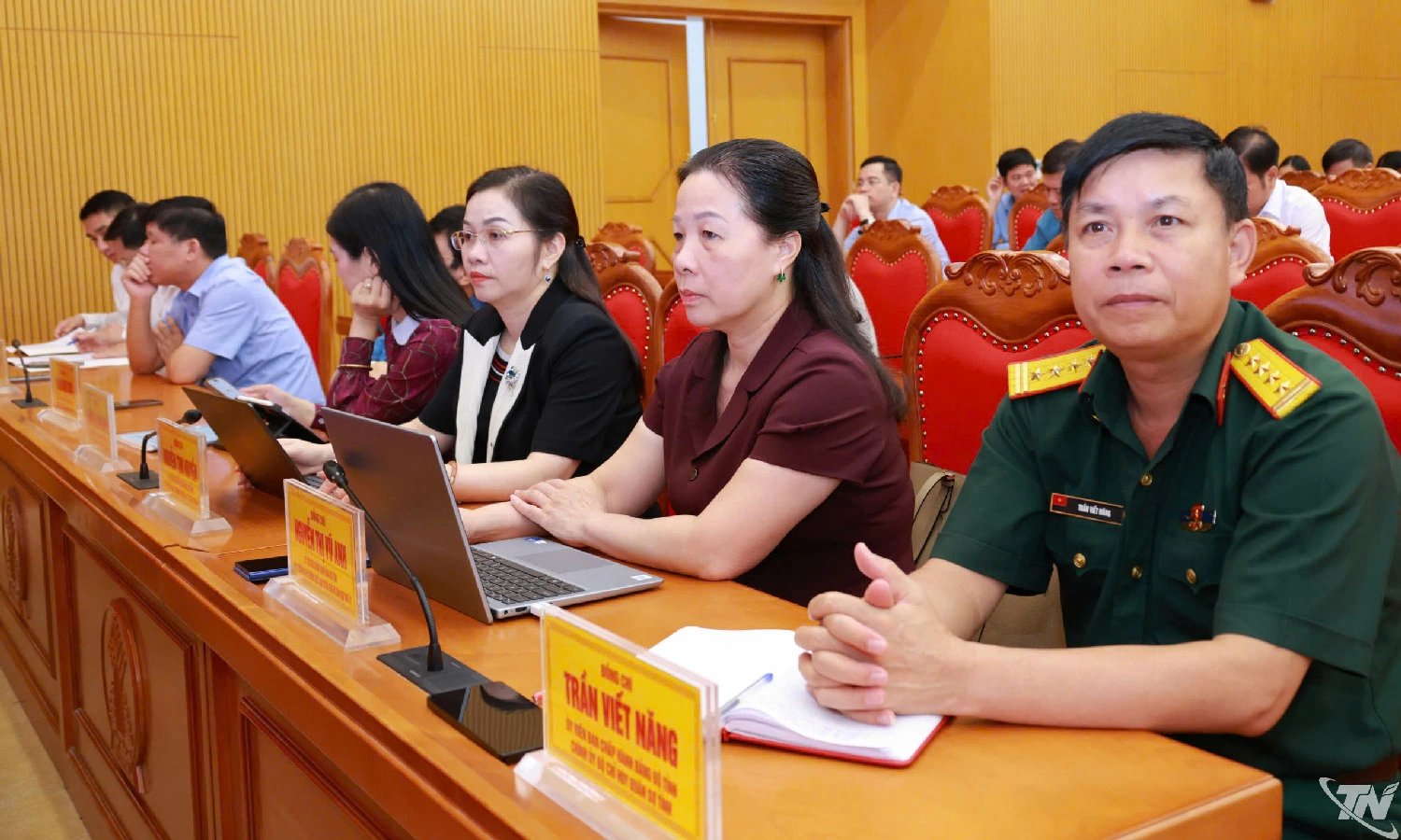 Các đại biểu dự Hội nghị tại điểm cầu Thái Nguyên.