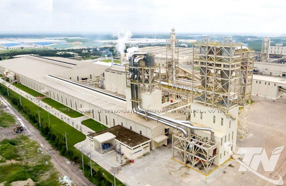Nhà máy gỗ Dongwha (Hàn Quốc) tại Khu công nghiệp Sông Công II. Ảnh: T.L