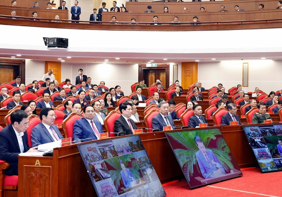 Tổng Bí thư Tô Lâm và các đại biểu dự hội nghị. Ảnh: TTXVN