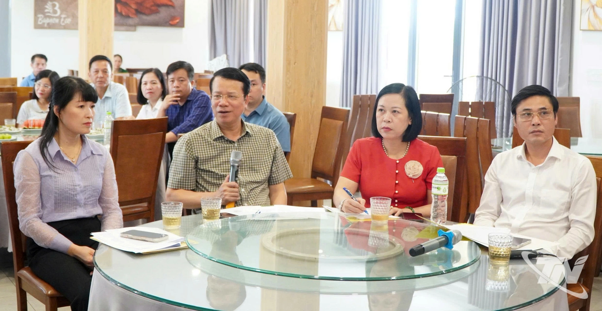 Đồng chí Phó Chủ tịch UBND tỉnh phát biểu tại buổi khảo sát.