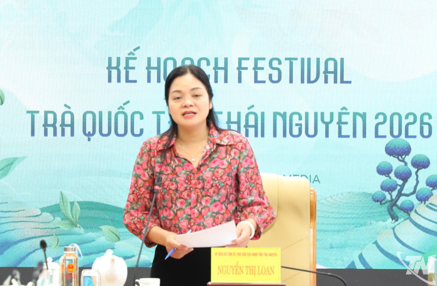 Đồng chí Nguyễn Thị Loan kết luận Hội nghị.