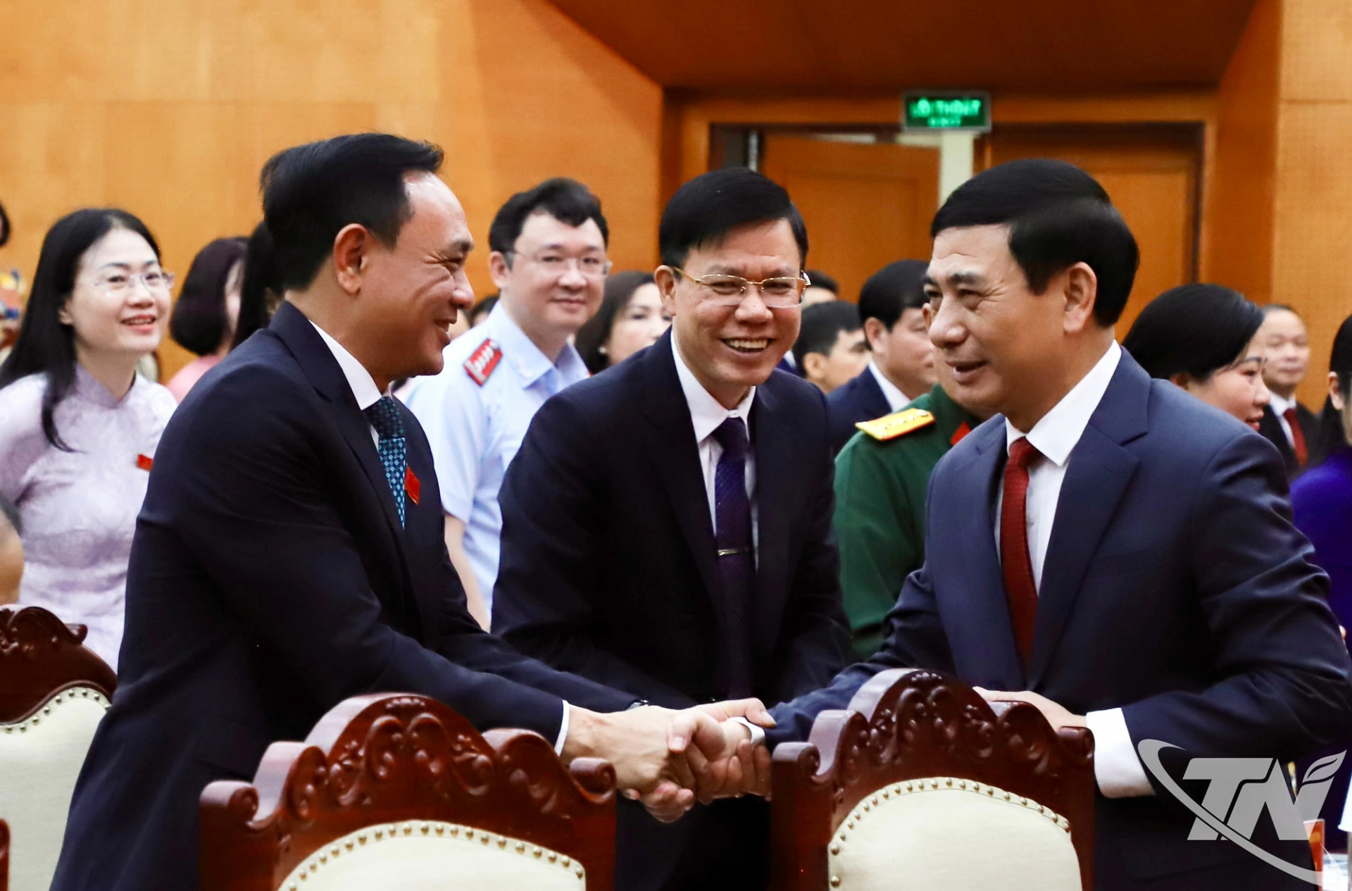 Đại tướng Phan Văn Giang đến dự Hội nghị.