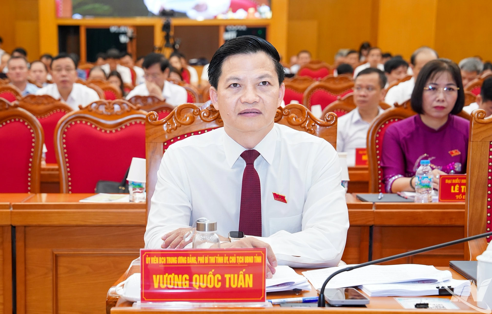 Đồng chí Chủ tịch UBND tỉnh Vương Quốc Tuấn dự Kỳ họp thứ năm, HĐND tỉnh Thái Nguyên khóa XV.