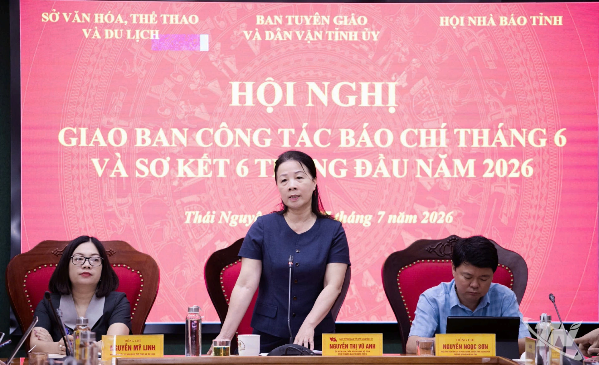 Lãnh đạo Ban Tuyên giáo và Dân vận Tỉnh ủy kết luận Hội nghị.