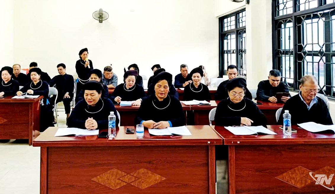 Lớp tập huấn truyền dạy văn hóa phi vật thể Lượn Cọi của người Tày ở xã Bằng Thành được tổ chức từ nguồn vốn Chương trình mục tiêu Quốc gia phát triển kinh tế - xã hội vùng đồng bào dân tộc thiểu số và miền núi giai đoạn 2021-2025.