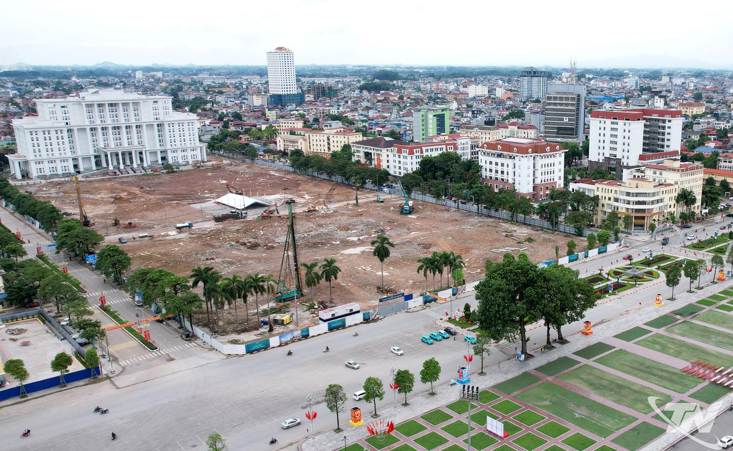 Dự án Khu đô thị mới và phố đi bộ trung tâm phường Phan Đình Phùng (nằm giáp Quảng trường Võ Nguyên Giáp) sẽ được khởi công sáng 19-8.