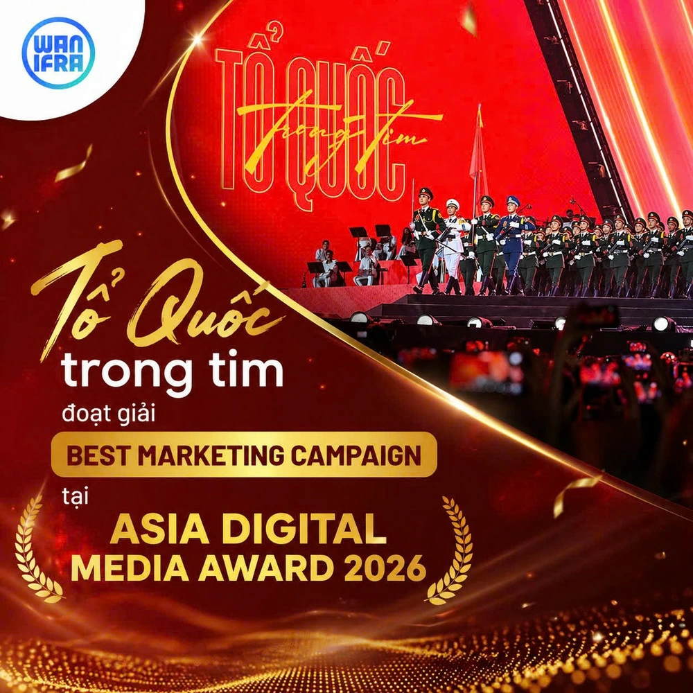 Chương trình chính luận nghệ thuật Tổ quốc trong tim đoạt giải Chiến dịch truyền thông xuất sắc tại giải Báo chí Kỹ thuật số châu Á (Digital Media Award Asia) 2026.