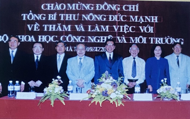 Dấu ấn đậm nét của GS.TS Chu Tuấn Nhạ với sự phát triển của ngành Khoa học và Công nghệ- Ảnh 2.
