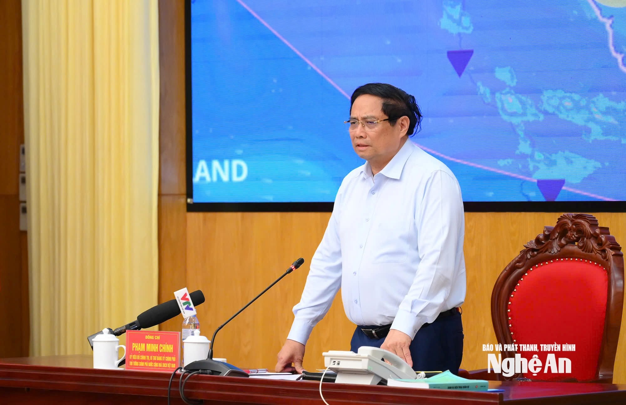 Thủ tướng Chính phủ Phạm Minh Chính phát biểu kết luận. Ảnh: Thành Cường