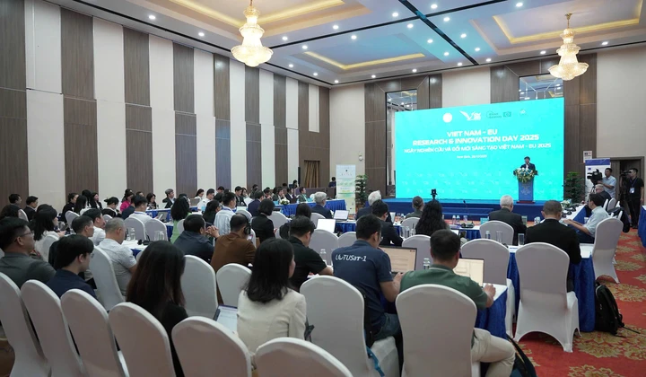 Thúc đẩy hợp tác nghiên cứu và đổi mới sáng tạo giữa Việt Nam và Liên minh châu Âu- Ảnh 1. Thúc đẩy hợp tác nghiên cứu và đổi mới sáng tạo giữa Việt Nam và Liên minh châu Âu- Ảnh 1.