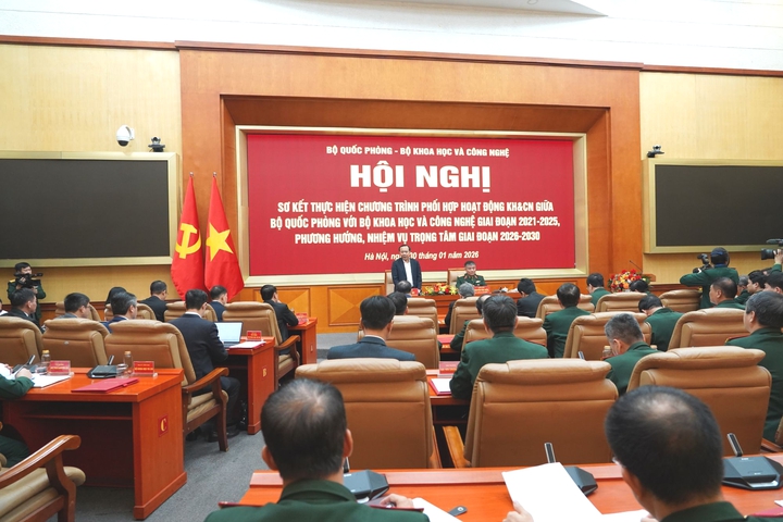 Tăng cường hợp tác giữa Bộ Khoa học và Công nghệ và Bộ Quốc phòng- Ảnh 1.