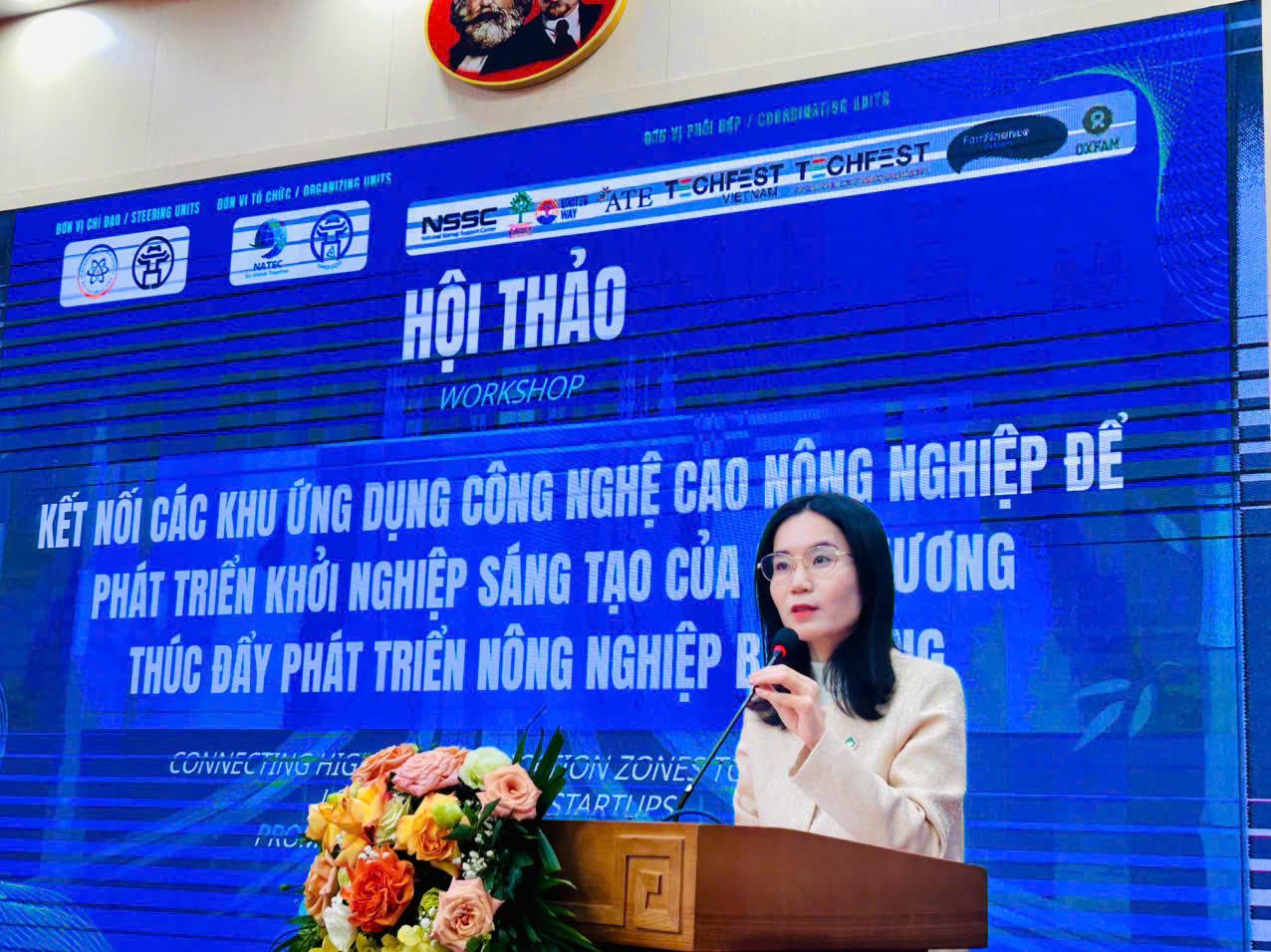 Kết nối các khu ứng dụng công nghệ cao nông nghiệp thúc đẩy khởi nghiệp sáng tạo và phát triển bền vững- Ảnh 1. Kết nối các khu ứng dụng công nghệ cao nông nghiệp thúc đẩy khởi nghiệp sáng tạo và phát triển bền vững- Ảnh 1.