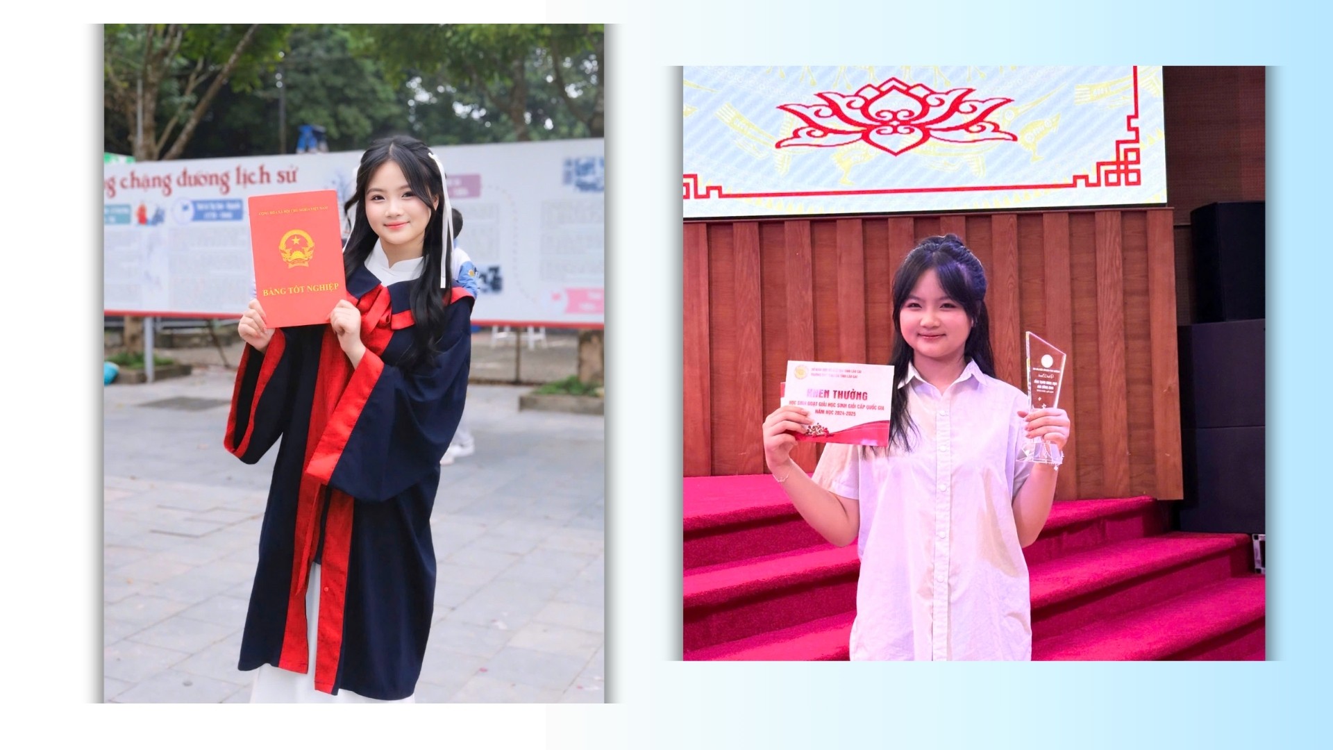 Trường THPT Chuyên Lào Cai đã bồi đắp tình yêu Lịch sử cho nữ sinh người Dao. (Ảnh: Nhân vật cung cấp) 8-999.jpg