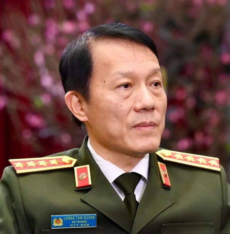 Đại tướng Lương Tam Quang, Ủy vi&ecirc;n Bộ Ch&iacute;nh trị, B&iacute; thư Đảng ủy C&ocirc;ng an Trung ương, Bộ trưởng Bộ C&ocirc;ng an.