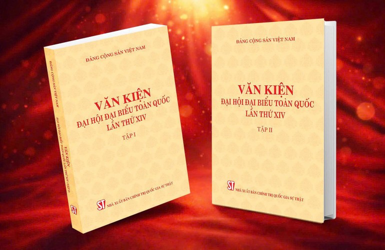 Bộ sách gồm 823 trang, được chia thành 2 tập, cung cấp 10 văn kiện, tài liệu quan trọng đã được Đại hội XIV của Đảng thông qua.