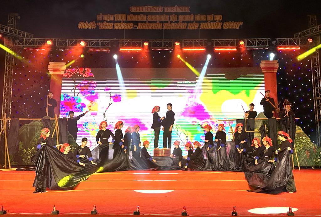 Tiết mục múa Sắc chàm miền non nước.