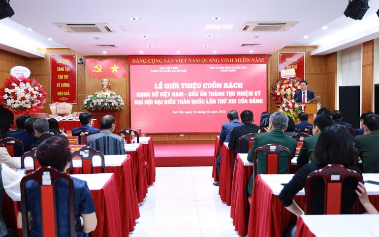 Quang cảnh buổi lễ.