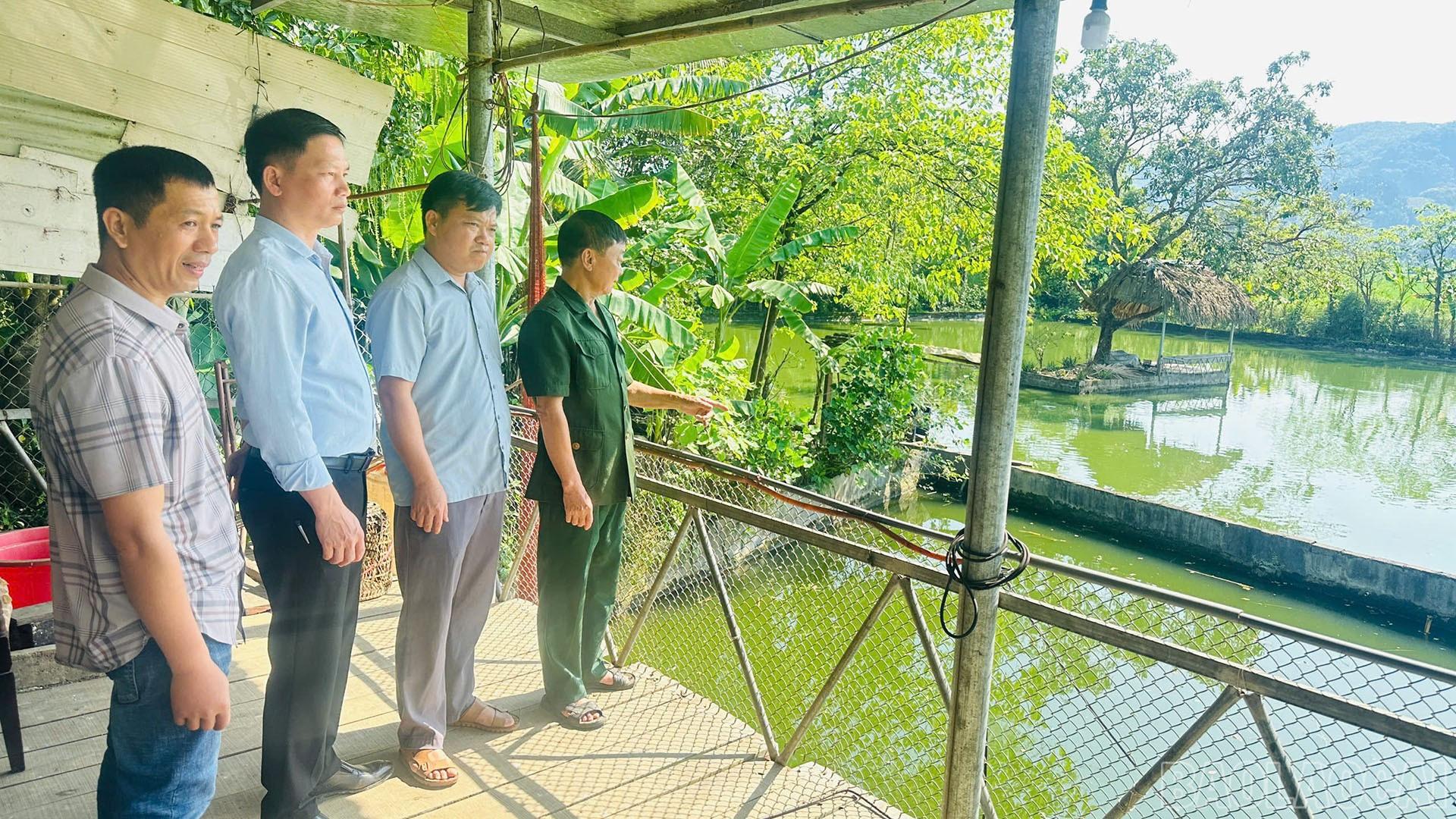 Một mô hình phát triển kinh tế điển hình của xã.