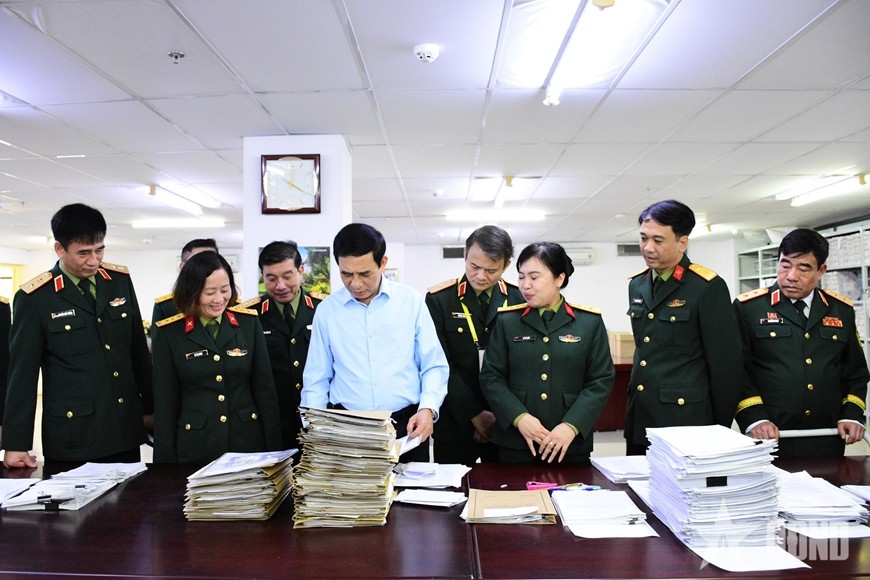 Đại tướng Phan Văn Giang: Phục vụ đại biểu dự Đại hội tuyệt đối kh&ocirc;ng để xảy ra sơ suất, d&ugrave; l&agrave; nhỏ nhất ảnh 4