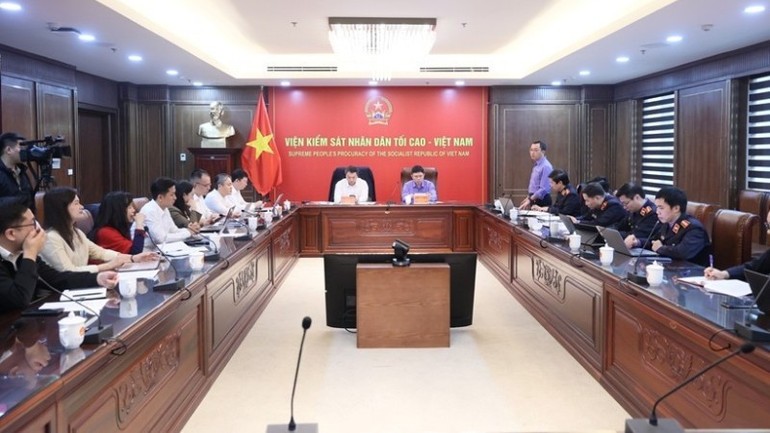 Ng&agrave;y 3/12/2025, Tổ c&ocirc;ng t&aacute;c li&ecirc;n ng&agrave;nh của Ban Chỉ đạo Trung ương về ph&aacute;t triển khoa học, c&ocirc;ng nghệ, đổi mới s&aacute;ng tạo v&agrave; chuyển đổi số đ&atilde; c&oacute; buổi l&agrave;m việc với Viện Kiểm s&aacute;t nh&acirc;n d&acirc;n tối cao, đ&aacute;nh gi&aacute; tiến độ triển khai c&aacute;c nhiệm vụ theo Nghị quyết số 57-NQ/TW của Bộ Ch&iacute;nh trị.