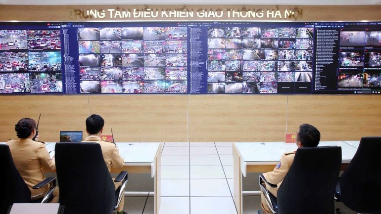 Trung t&acirc;m Điều khiển giao th&ocirc;ng H&agrave; Nội.