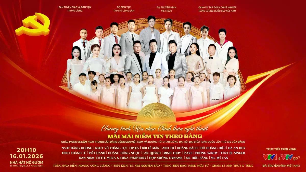 Chương tr&igrave;nh được truyền h&igrave;nh trực tiếp tr&ecirc;n k&ecirc;nh VTV1 của Đ&agrave;i Truyền h&igrave;nh Việt Nam v&agrave;o l&uacute;c 20h10 ng&agrave;y 16/01/2026.