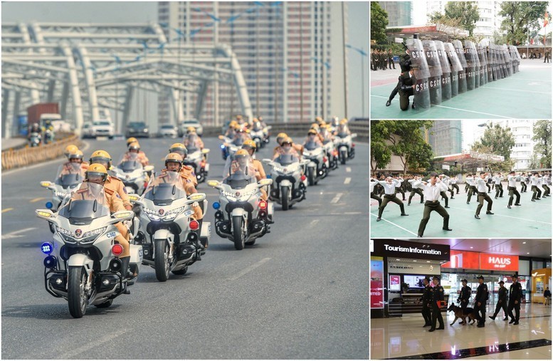 Bộ C&ocirc;ng an tổ chức Lễ xuất qu&acirc;n v&agrave; diễn tập phương &aacute;n bảo đảm an ninh, trật tự Đại hội đại biểu to&agrave;n quốc lần thứ XIV của Đảng.