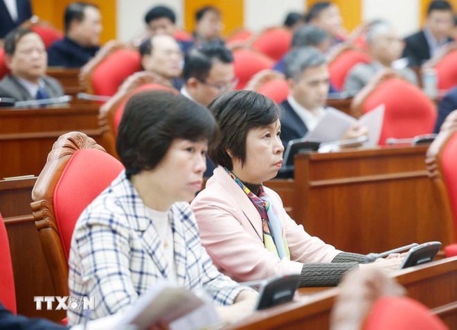 Các đại biểu tham dự cuộc gặp mặt.