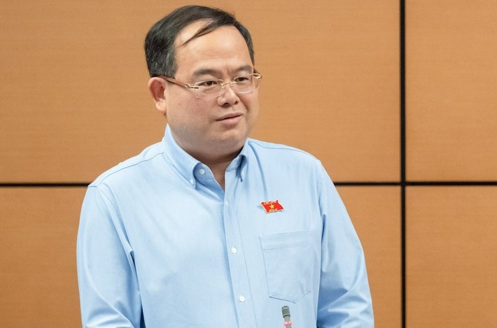 Đại biểu Quản Minh Cường, Bí thư Tỉnh ủy, Trưởng Đoàn Đại biểu Quốc hội tỉnh Cao Bằng. Ảnh: Quốc hội