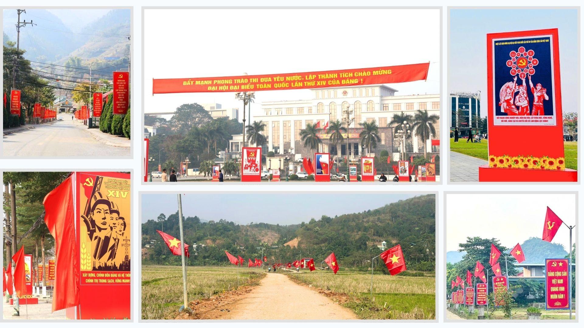 Khắp các phố phường, đường làng, ngõ xóm được trang hoàng rực rỡ chào mừng Đại hội. pho-phuong.jpg