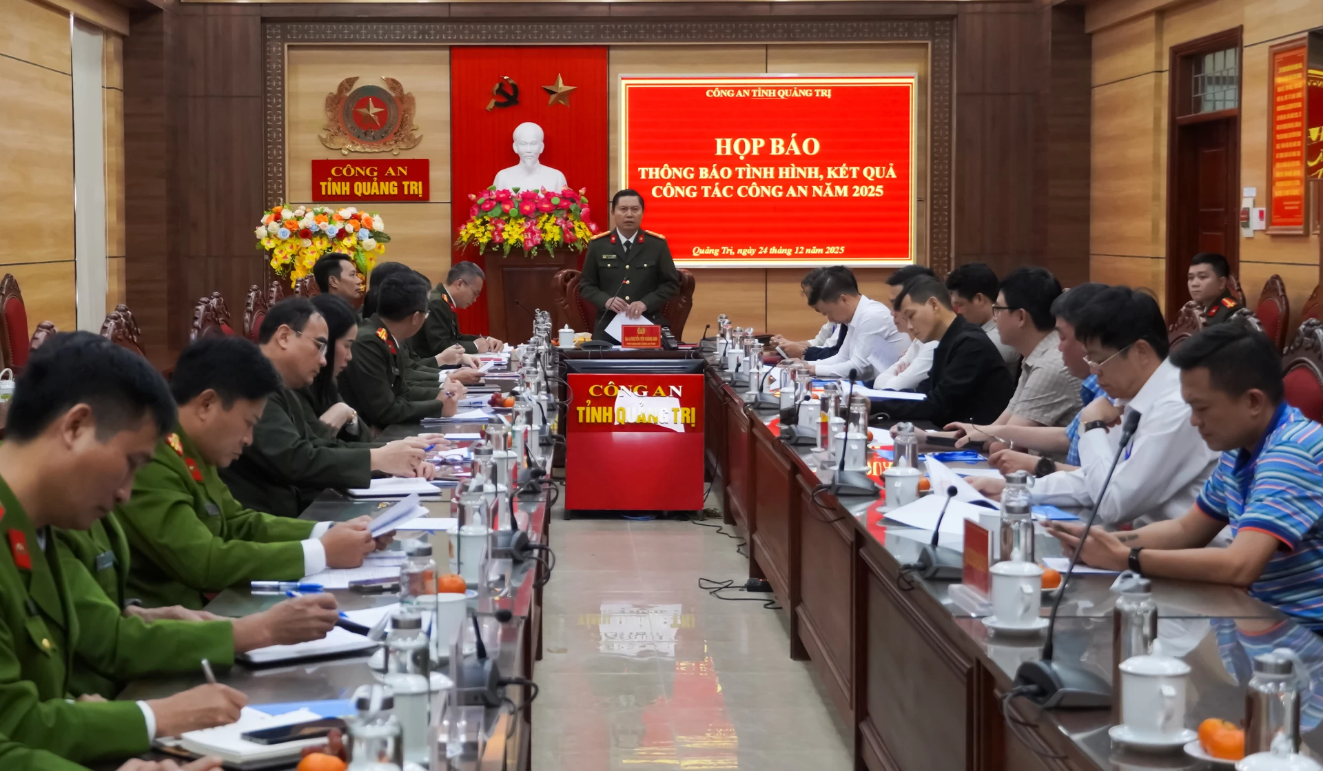 Quang cảnh buổi họp b&aacute;o - Ảnh: N.H