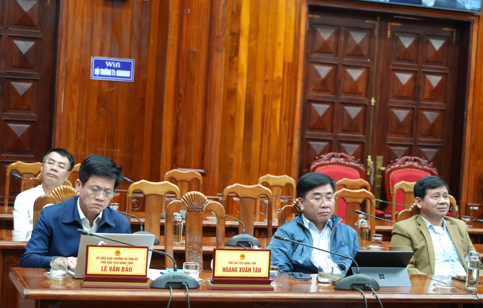 Các đại biểu dự diễn đàn tại điểm cầu tỉnh Quảng Trị - Ảnh: Trung Đức