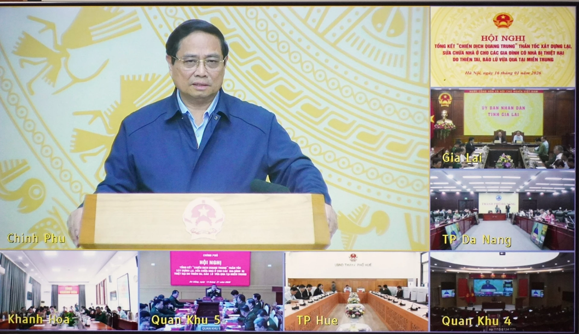 Thủ tướng Ch&iacute;nh phủ Phạm Minh Ch&iacute;nh kết luận hội nghị - Ảnh: QV