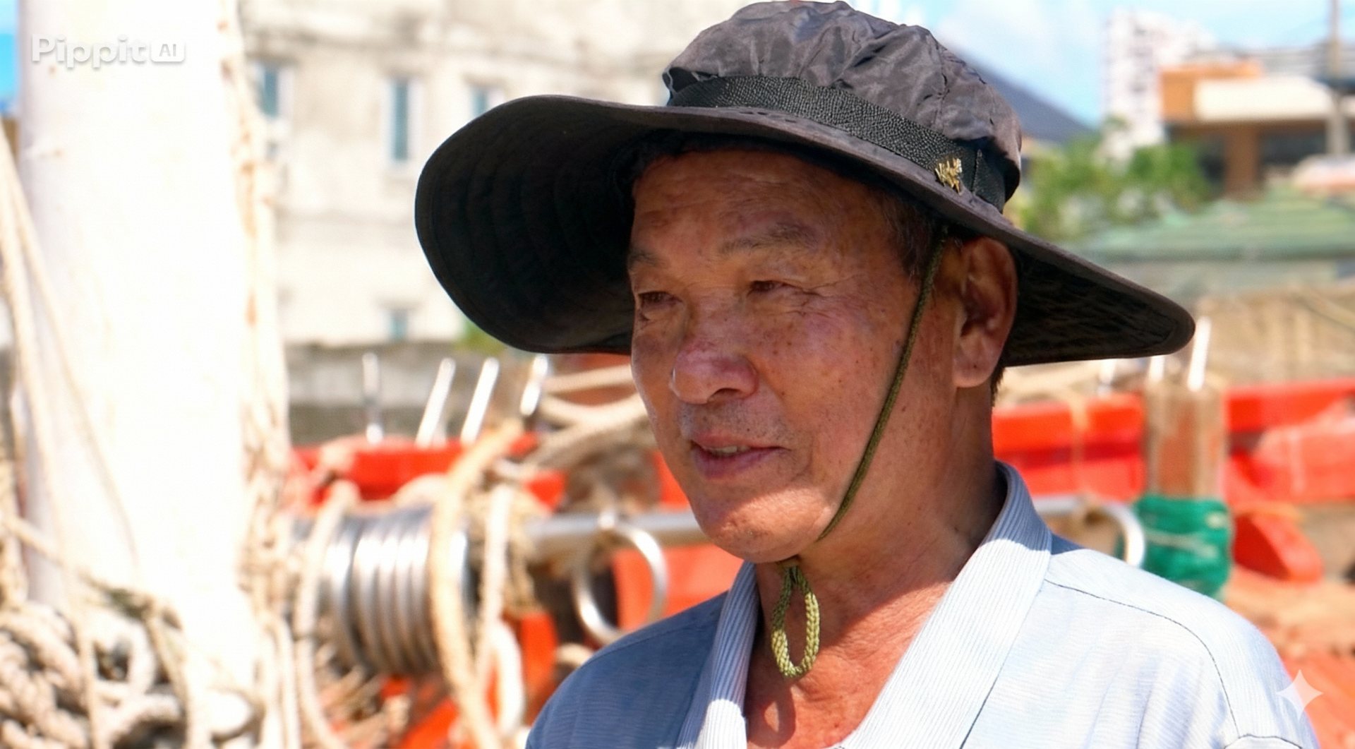 Ngư d&acirc;n Hồ Văn Thu lu&ocirc;n vươn khơi b&aacute;m biển để đ&aacute;nh bắt hải sản v&agrave; tham gia bảo vệ chủ quyền biển đảo - Ảnh: Đ.V