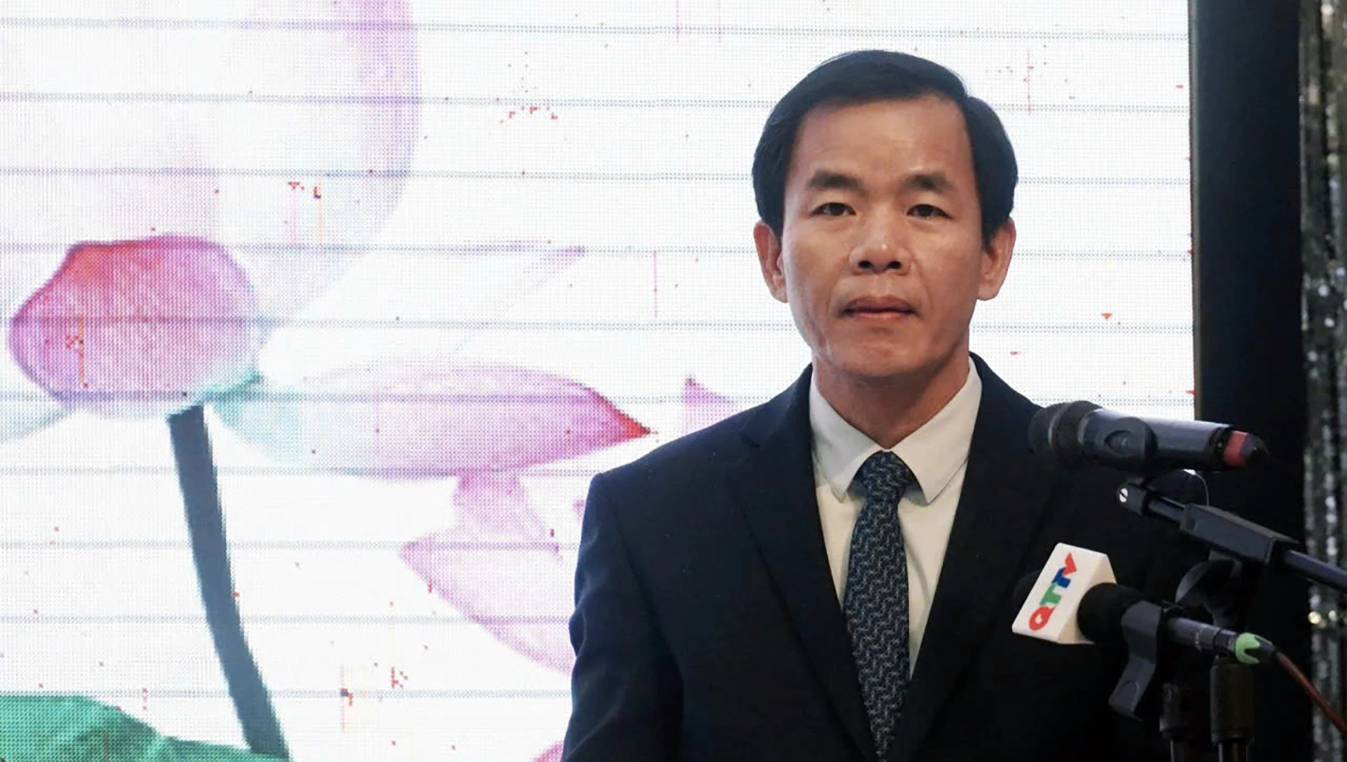 Đồng ch&iacute; Nguyễn Văn Phương,B&iacute; thư Tỉnh ủy, Trưởng Ban Chỉ đạo Ph&ograve;ng chống tham nhũng, l&atilde;ng ph&iacute;, ti&ecirc;u cực tỉnh ph&aacute;t biểu tại lễ kỷ niệm - Ảnh: N.M