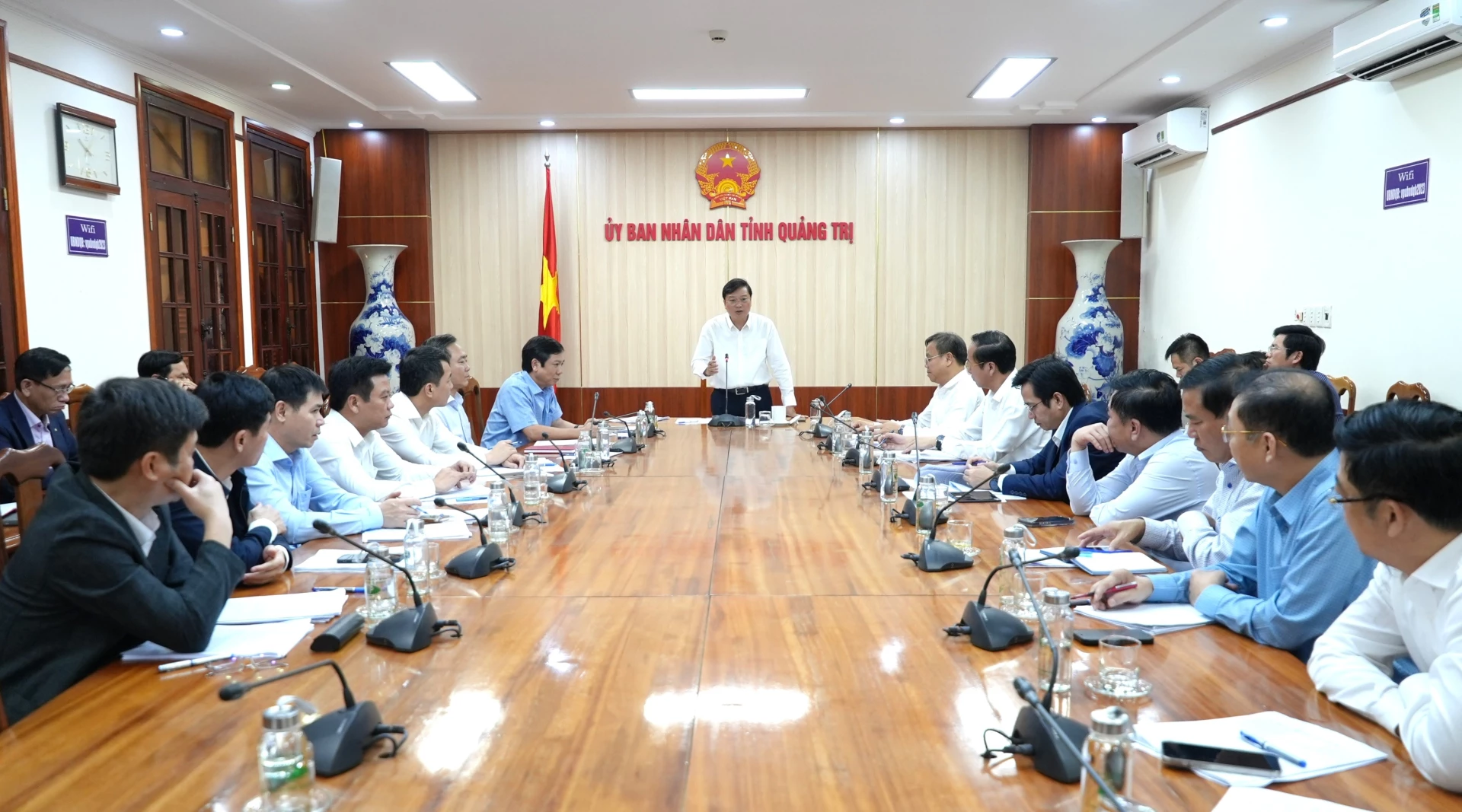 Quang cảnh cuộc họp - Ảnh : Trung Đức