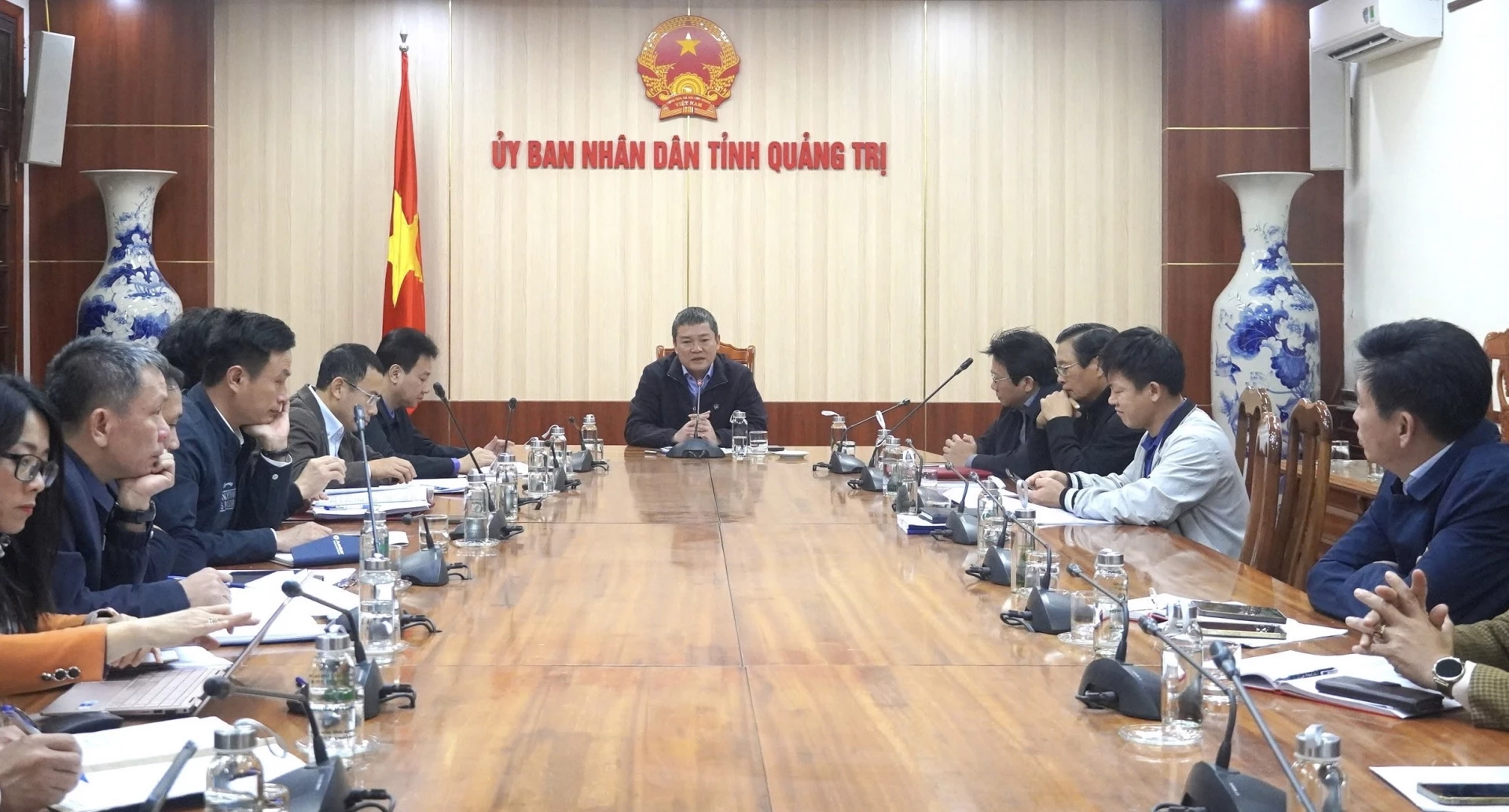 Quang cảnh buổi làm việc - Ảnh: Đ.A