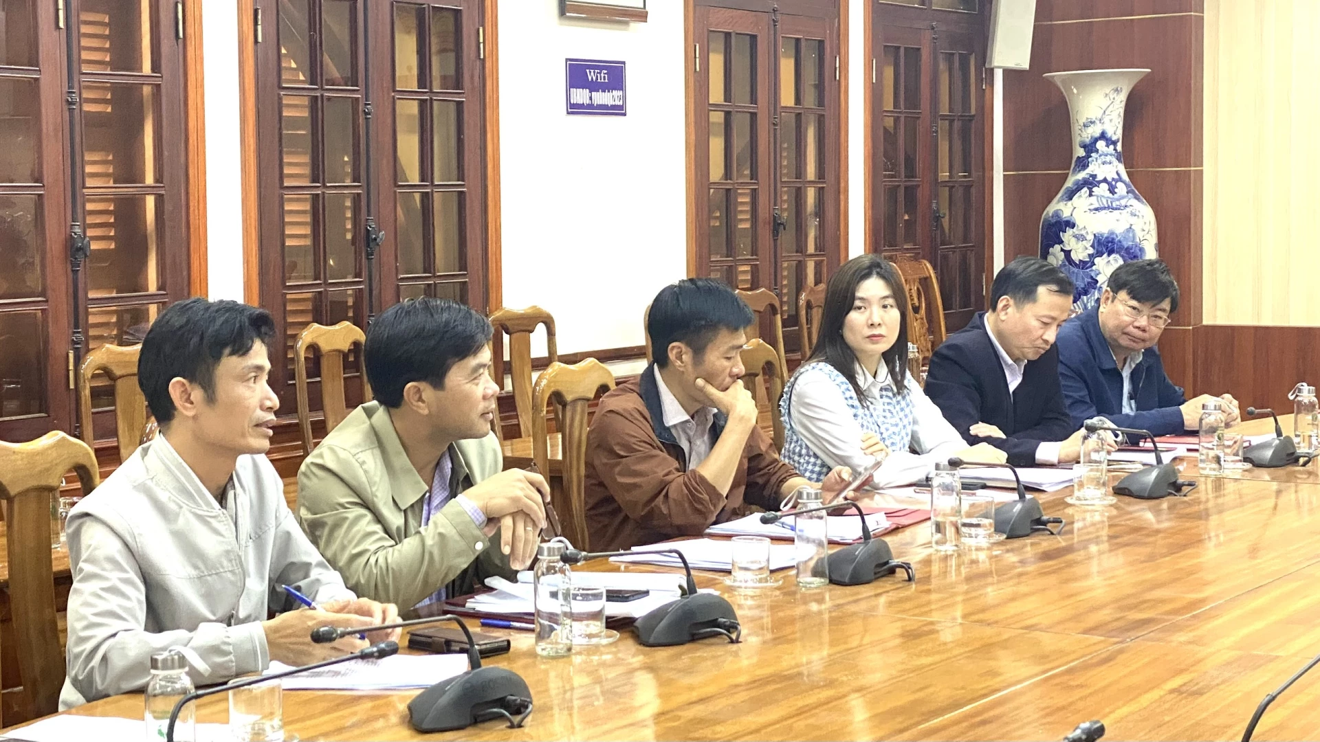 C&aacute;c đại biểu tham dự phi&ecirc;n họp - Ảnh: NL