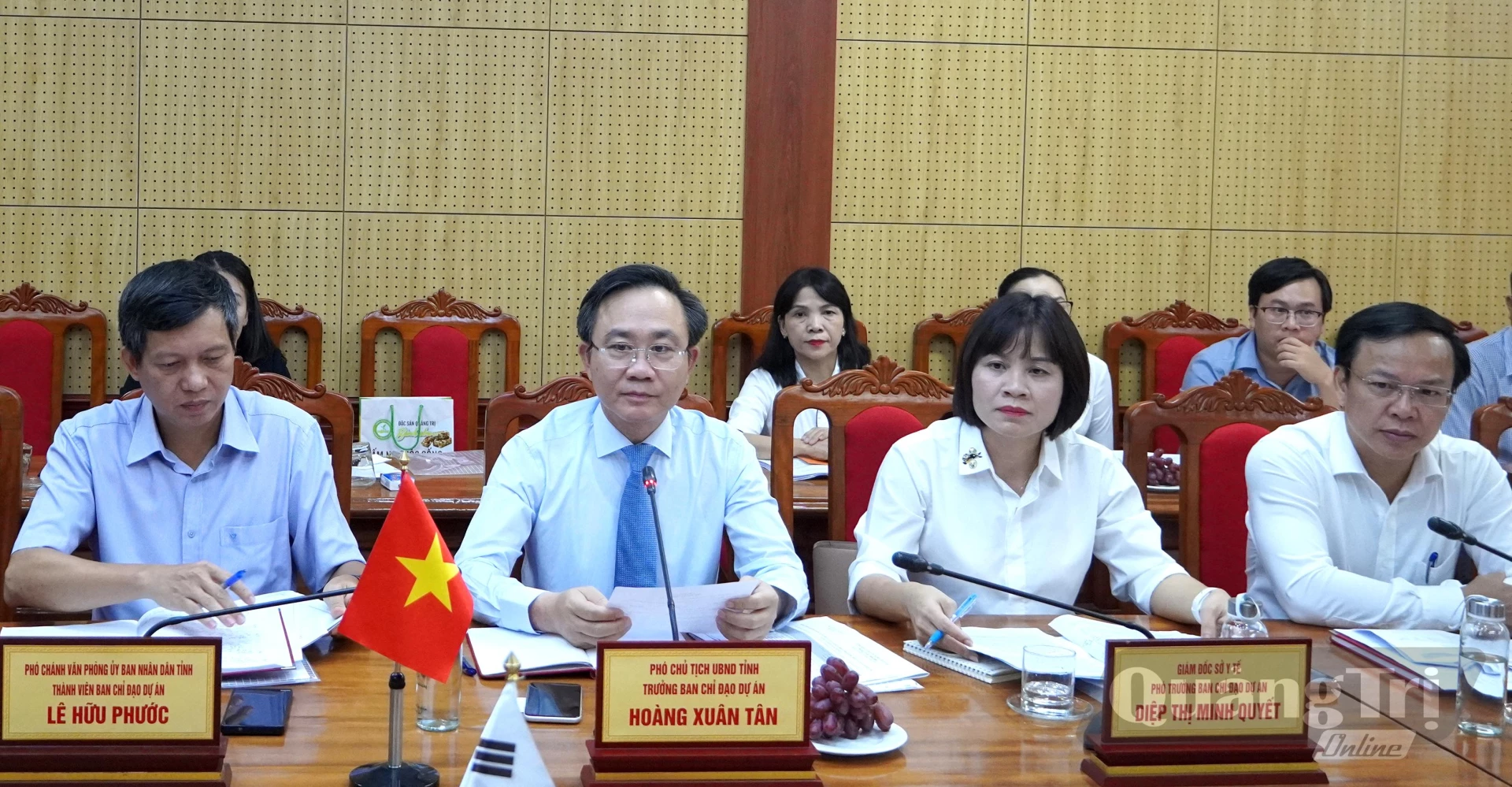 Đồng chí Hoàng Xuân Tân, Phó Chủ tịch UBND tỉnh kết luận tại cuộc họp - Ảnh: H.Tr