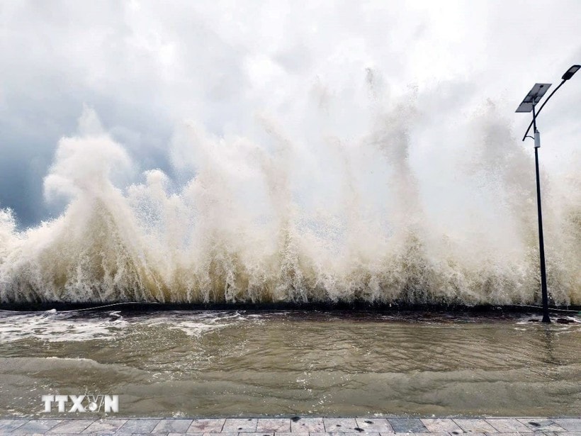 Sẵn sàng ứng phó với áp thấp nhiệt đới, bão. (Ảnh minh họa: TTXVN)