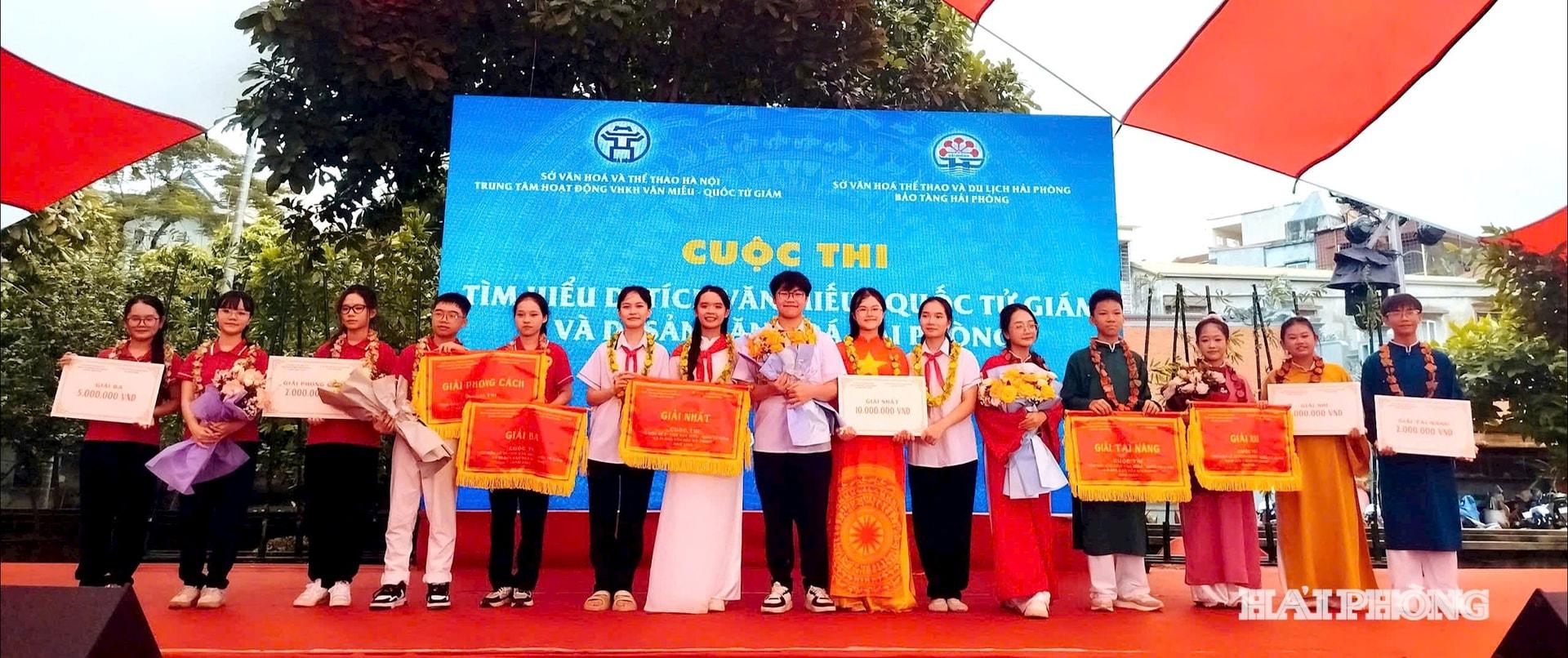 Các đội giành giải thưởng tại cuộc thi