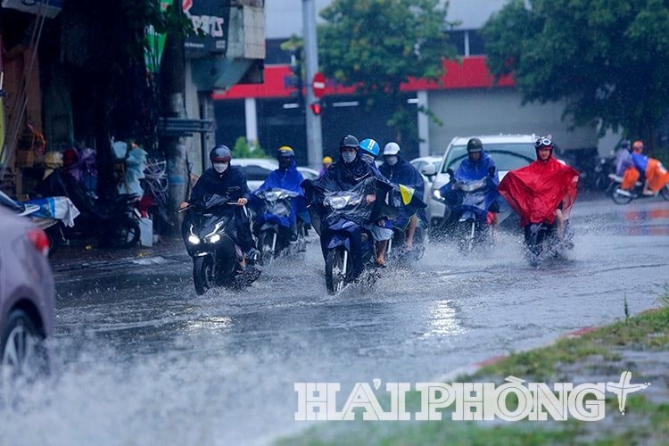 Khoảng từ chiều tối 5/8, mưa lớn mở rộng khắp miền Bắc, nền nhiệt sẽ giảm dần