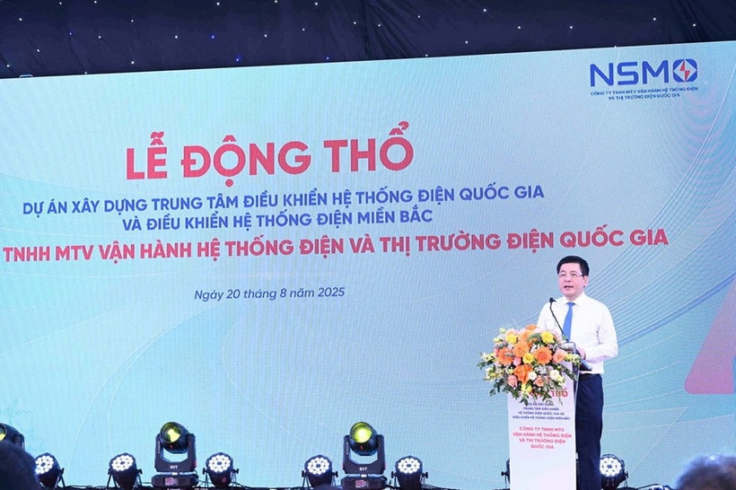 Bộ trưởng Bộ Công Thương Nguyễn Hồng phát biểu tại buổi lễ. (Ảnh: BNews/TTXVN)