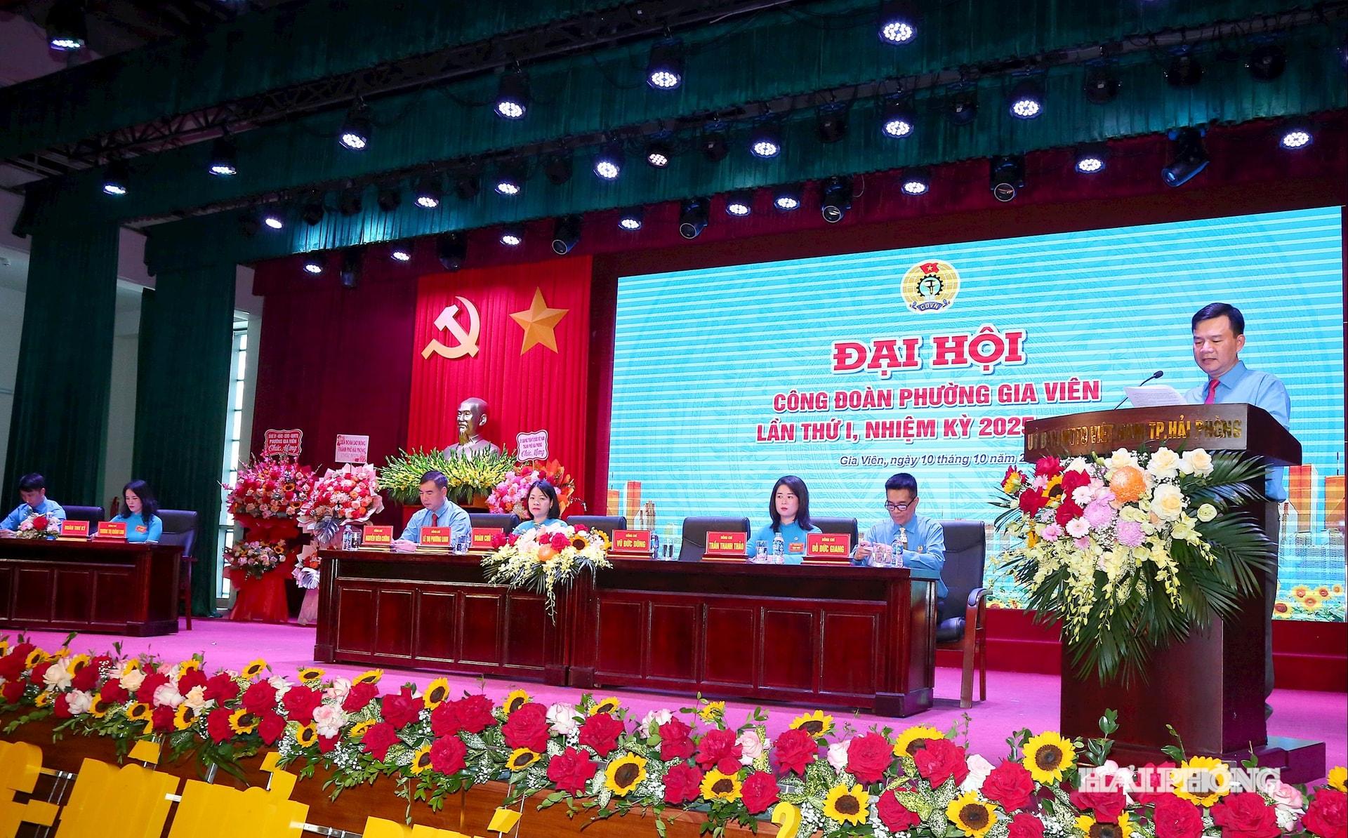 Đại hội Công đoàn Phường Gia Viên lần thứ I nhiệm kỳ 2025-2030